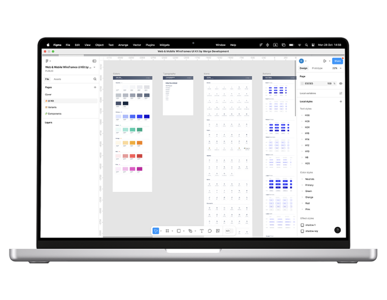 Free Figma Mobile UI Kit | Merge Materials