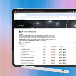 Make your digital product better with our free UX checklist