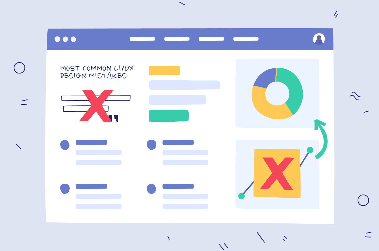 Most common UI/UX design mistakes