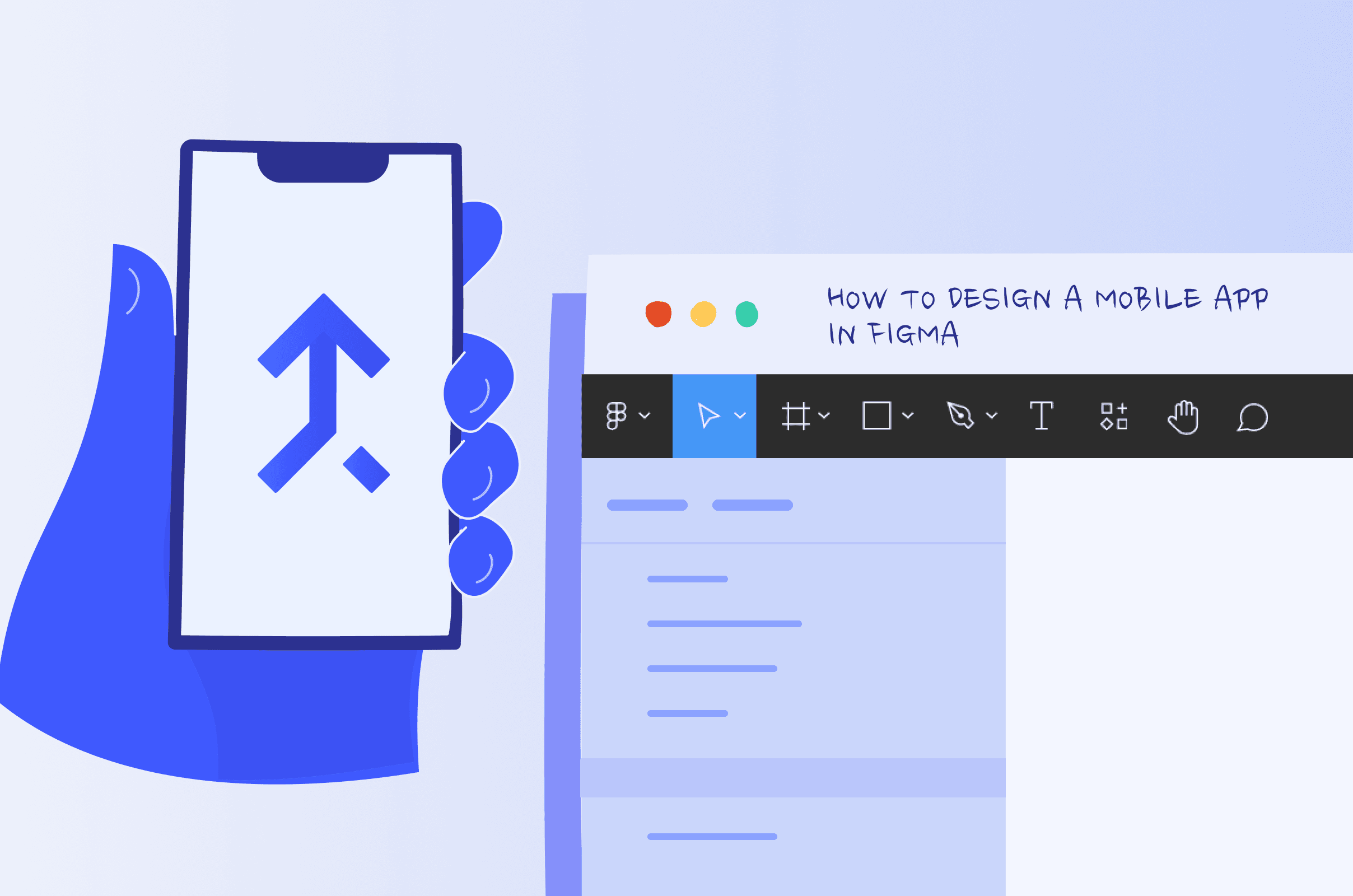 How to design a mobile app in Figma - a short guide for those just starting out