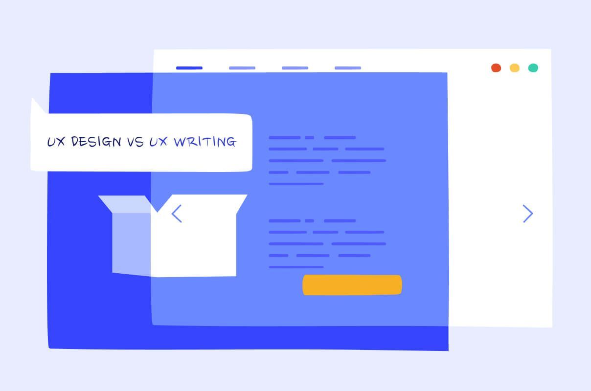 UX design versus UX writing: understanding the differences and how they work together