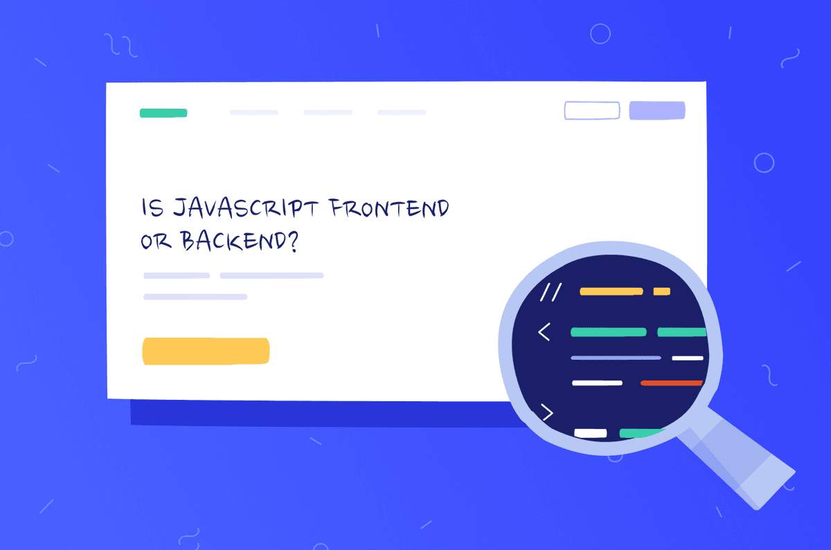 Is JavaScript front end or backend | Merge Development